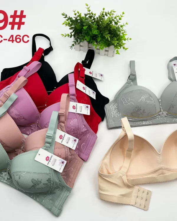 Wholesale Plus Size Lace Trim Bra C Cup (289) - China lingerie manufacturer & supplier