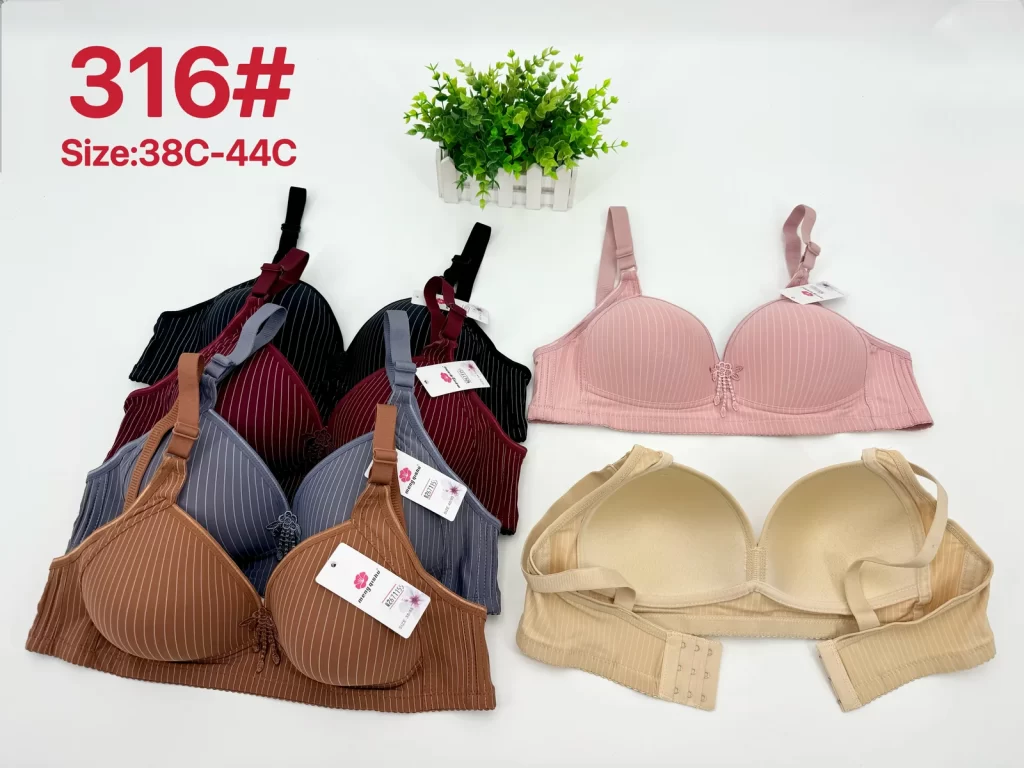Wholesale Plus Size Striped Bra C Cup (316) - China lingerie manufacturer & supplier