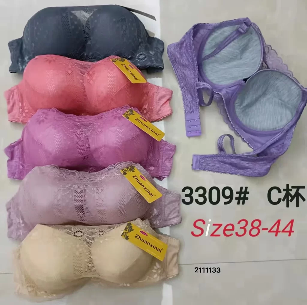 Wholesale Plus Size Bandeau Bra C Cup (3309) - China lingerie manufacturer & supplier