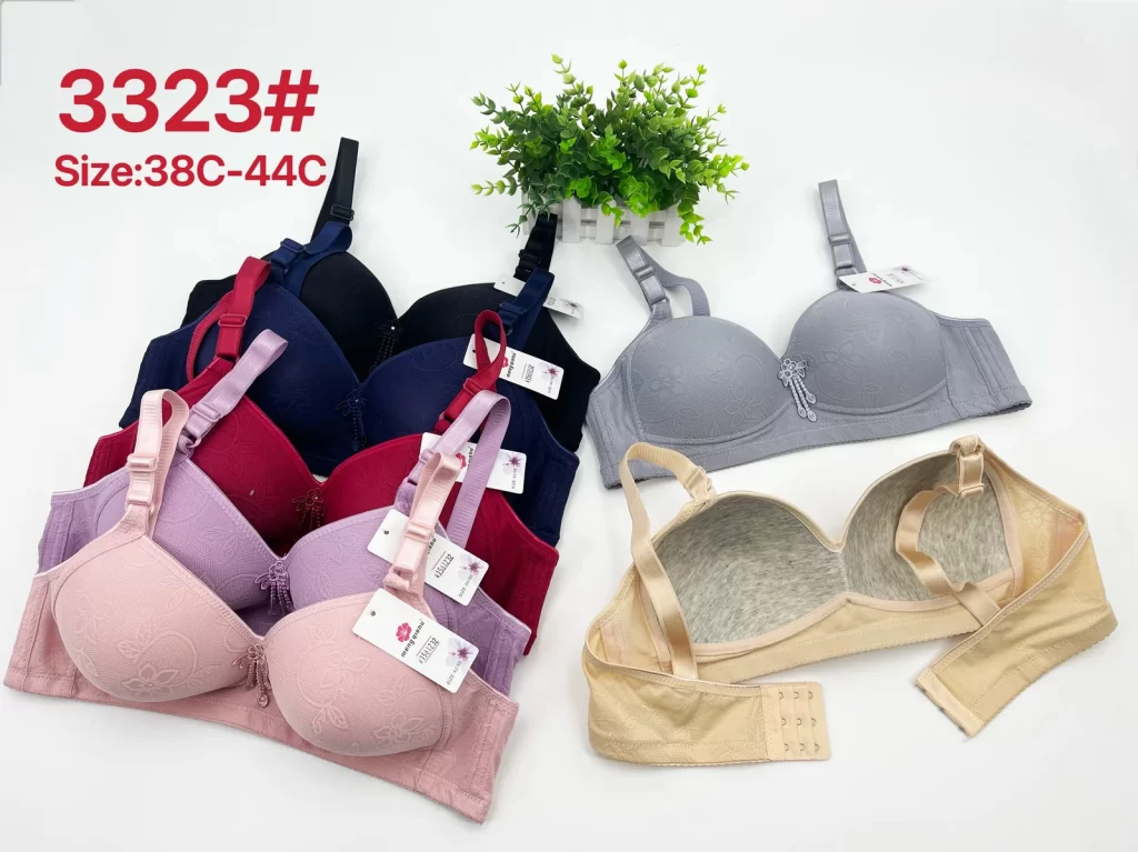 Wholesale Plus Size Jacquard Bra C Cup (3323) - China lingerie manufacturer & supplier