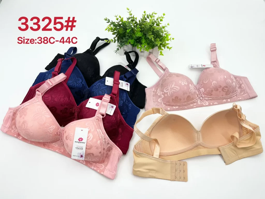 Wholesale Plus Size bra C cup model 3325 from factory 134 - China lingerie manufacturer & supplier