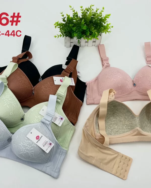 Wholesale Plus Size Lace Trim Bra C Cup (3326) - China lingerie manufacturer & supplier
