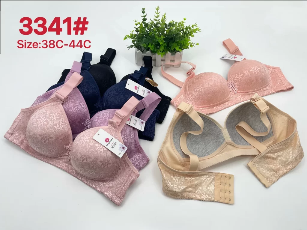 Wholesale Plus Size bra C cup model 3341 from factory 158 - China lingerie manufacturer & supplier