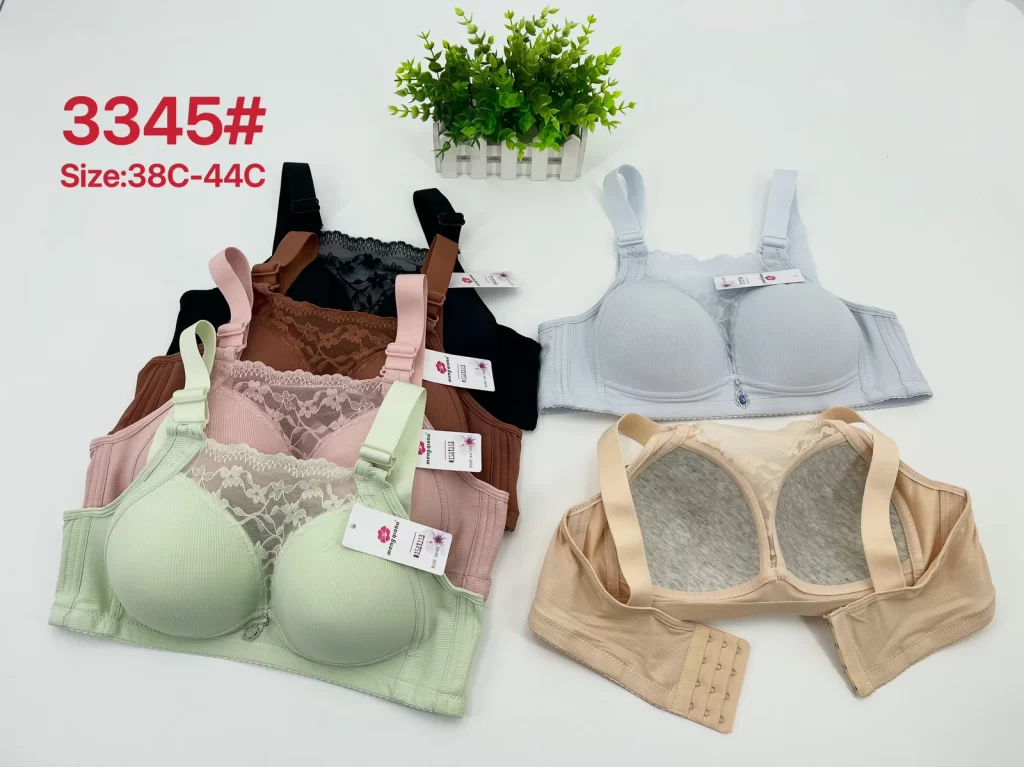 Wholesale Plus Size Bandeau Bra C Cup (3345) - China lingerie manufacturer & supplier