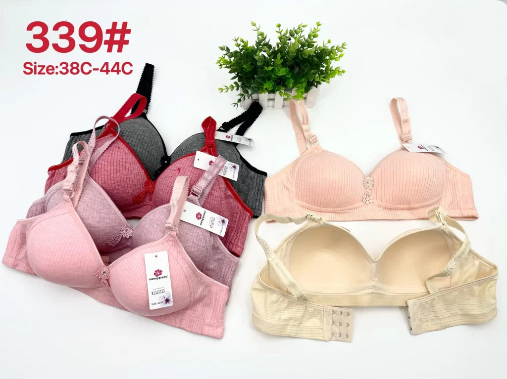 Wholesale Plus Size Lace Trim Bra C Cup (339) - China lingerie manufacturer & supplier
