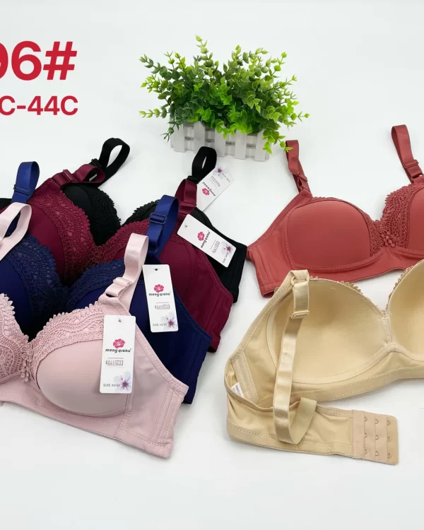 Wholesale Plus Size Lace Trim Bra C Cup (3396) - China lingerie manufacturer & supplier