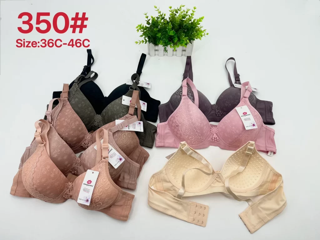 Wholesale Plus Size Lace Trim Bra C Cup (350) - China lingerie manufacturer & supplier