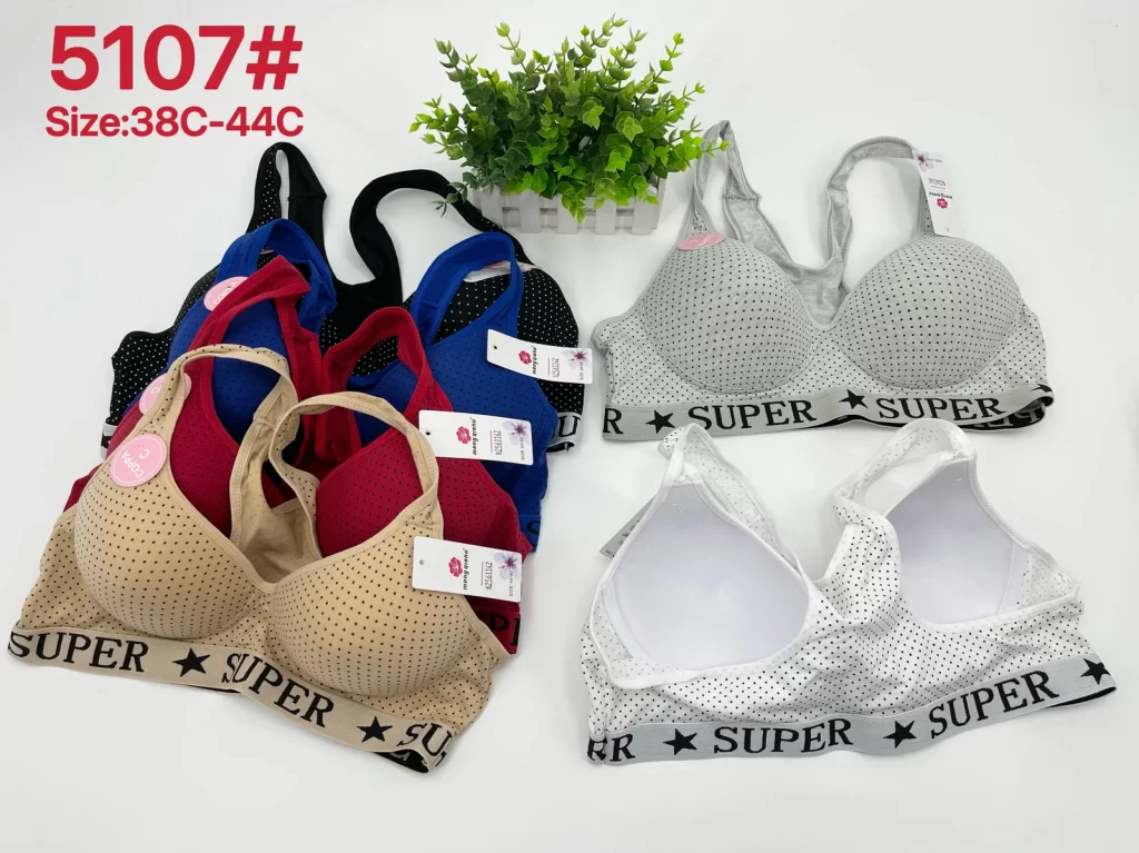 Wholesale Plus Size Sports Bra C Cup (5107) - China lingerie manufacturer & supplier