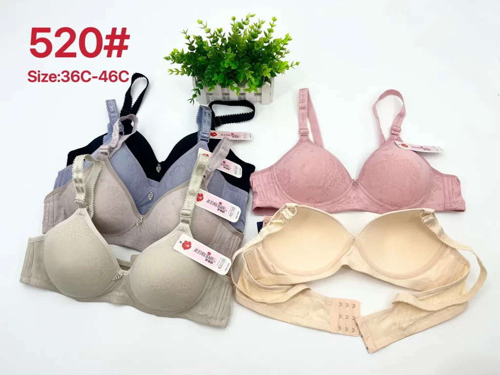 Wholesale Plus Size Jacquard Bra C Cup (520) - China lingerie manufacturer & supplier
