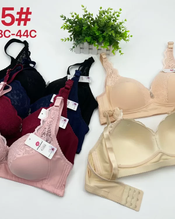 Wholesale Plus Size Lace Trim Bra C Cup (555) - China lingerie manufacturer & supplier