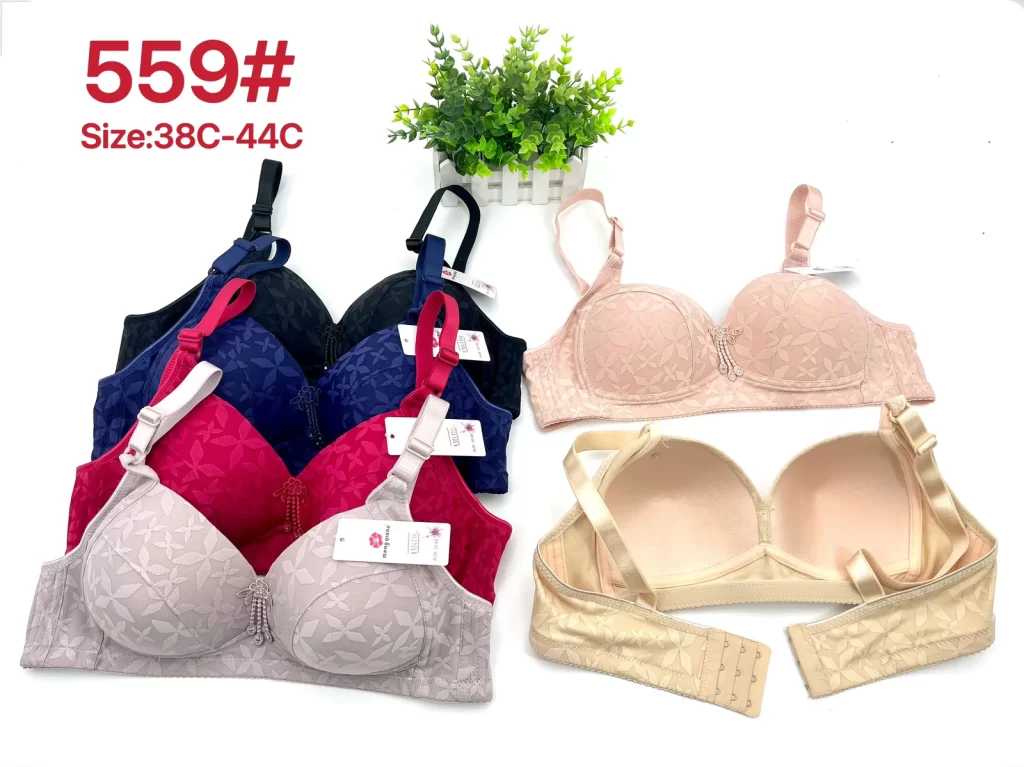 Wholesale Plus Size Lace Trim Bra C Cup (559) - China lingerie manufacturer & supplier
