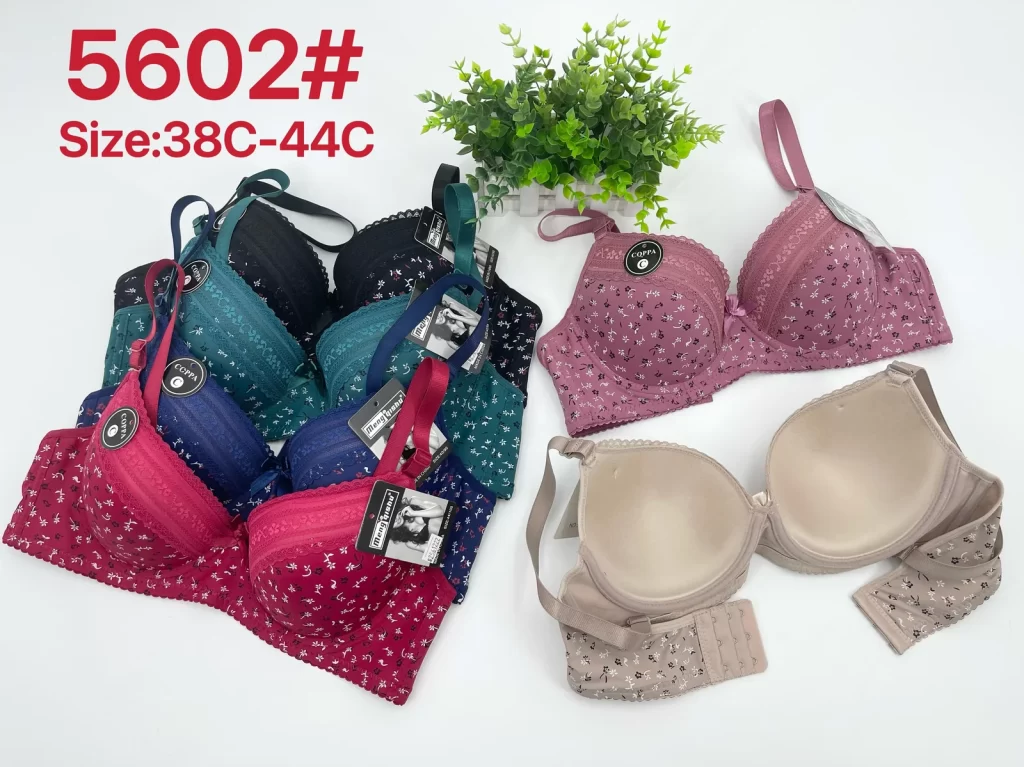 Wholesale Plus Size Lace Trim Bra C Cup (5602) - China lingerie manufacturer & supplier