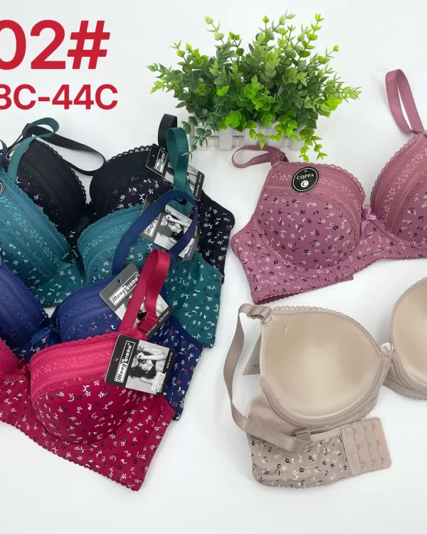 Wholesale Plus Size Lace Trim Bra C Cup (5602) - China lingerie manufacturer & supplier