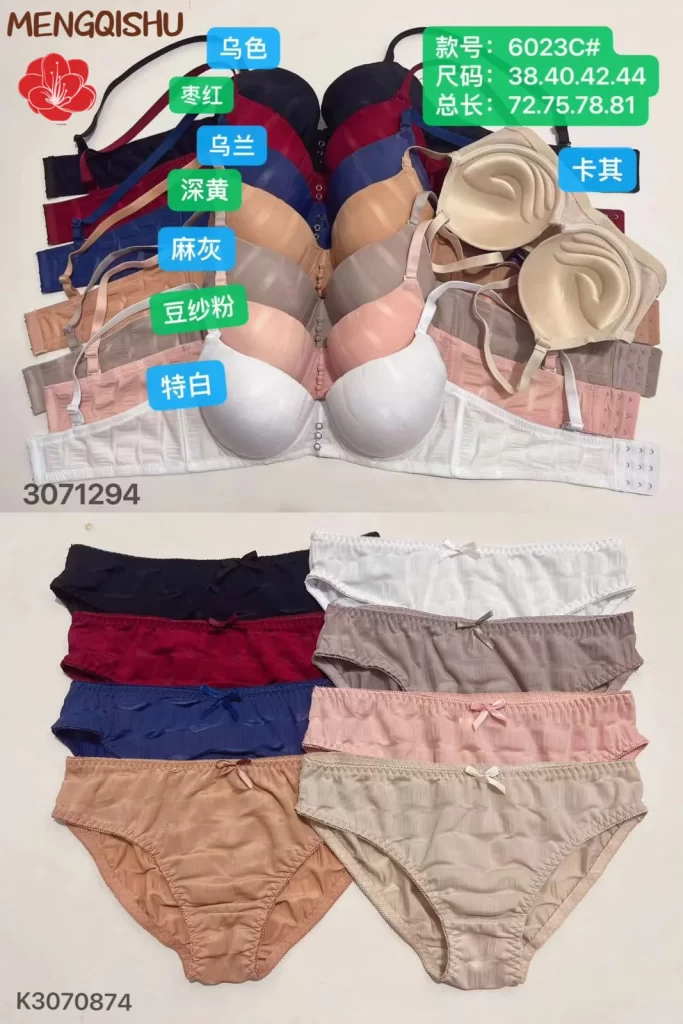 Wholesale Plus Size bra C cup model 6023C from factory 307 - China lingerie manufacturer & supplier