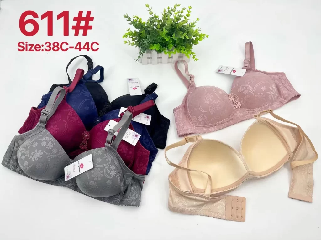 Wholesale Plus Size Jacquard Bra C Cup (611) - China lingerie manufacturer & supplier
