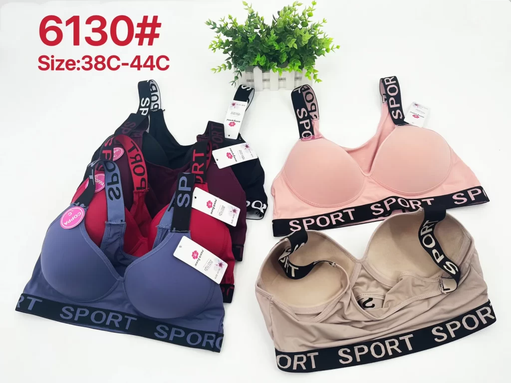 Wholesale Plus Size Sports Bra C Cup (6130) - China lingerie manufacturer & supplier