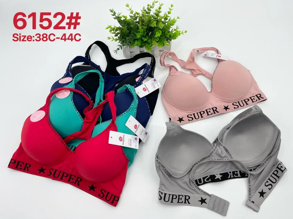 Wholesale Plus Size Sports Bra C Cup (6152) - China lingerie manufacturer & supplier