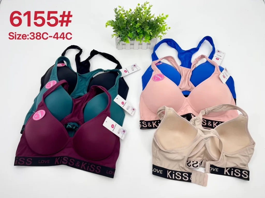 Wholesale Plus Size Sports Bra C Cup (6155) - China lingerie manufacturer & supplier