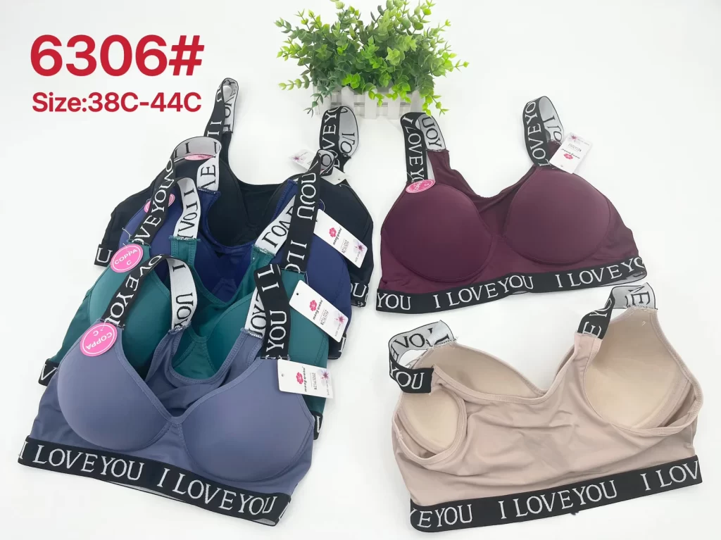 Wholesale Plus Size Sports Bra C Cup (6306) - China lingerie manufacturer & supplier