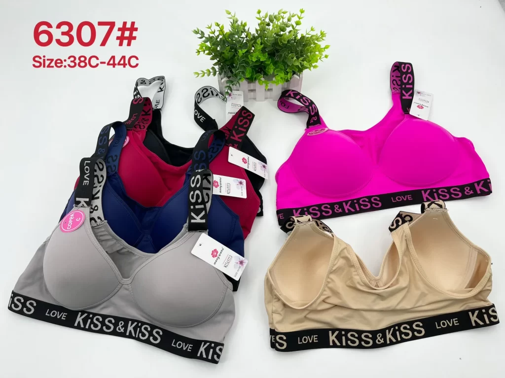Wholesale Plus Size Sports Bra C Cup (6307) - China lingerie manufacturer & supplier