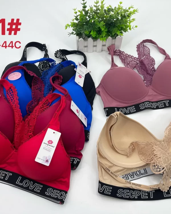 Wholesale Plus Size Lace Trim Bra C Cup (6591) - China lingerie manufacturer & supplier