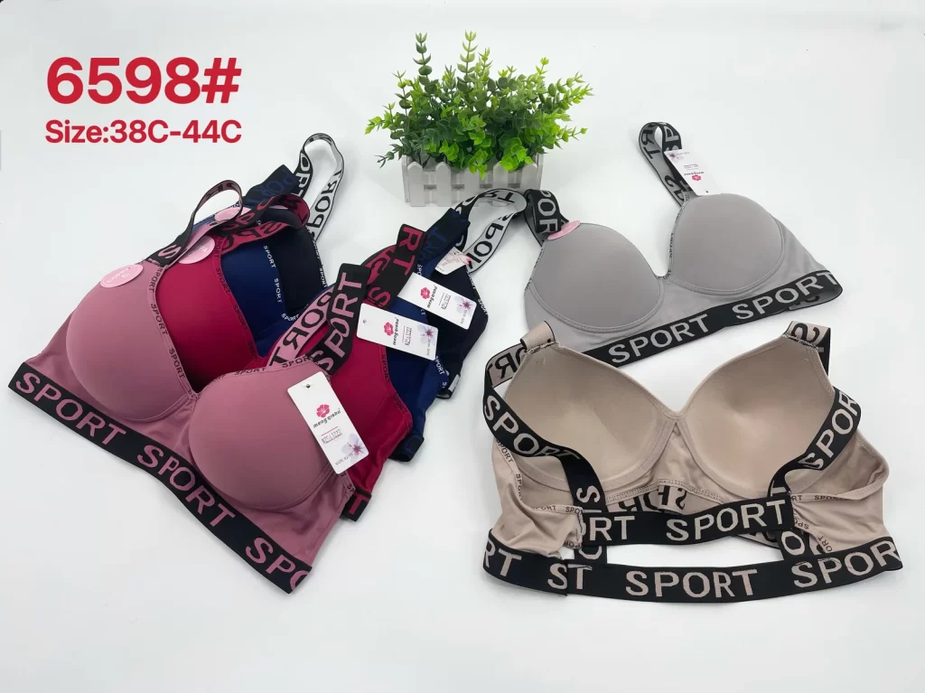 Wholesale Plus Size Sports Bra C Cup (6598) - China lingerie manufacturer & supplier