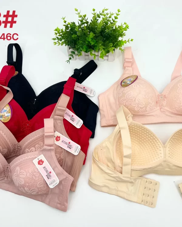 Wholesale Plus Size Lace Trim Bra C Cup (668) - China lingerie manufacturer & supplier