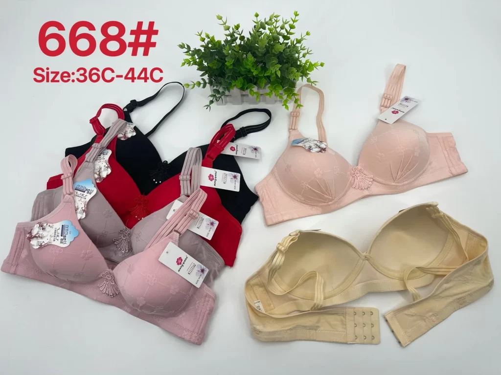 Wholesale Plus Size Jacquard Bra C Cup (668) - China lingerie manufacturer & supplier