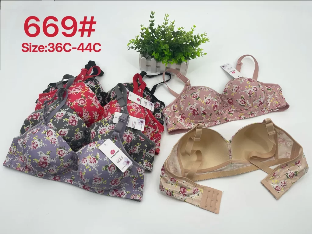 Wholesale Plus Size bra C cup model 669 from factory 167 - China lingerie manufacturer & supplier
