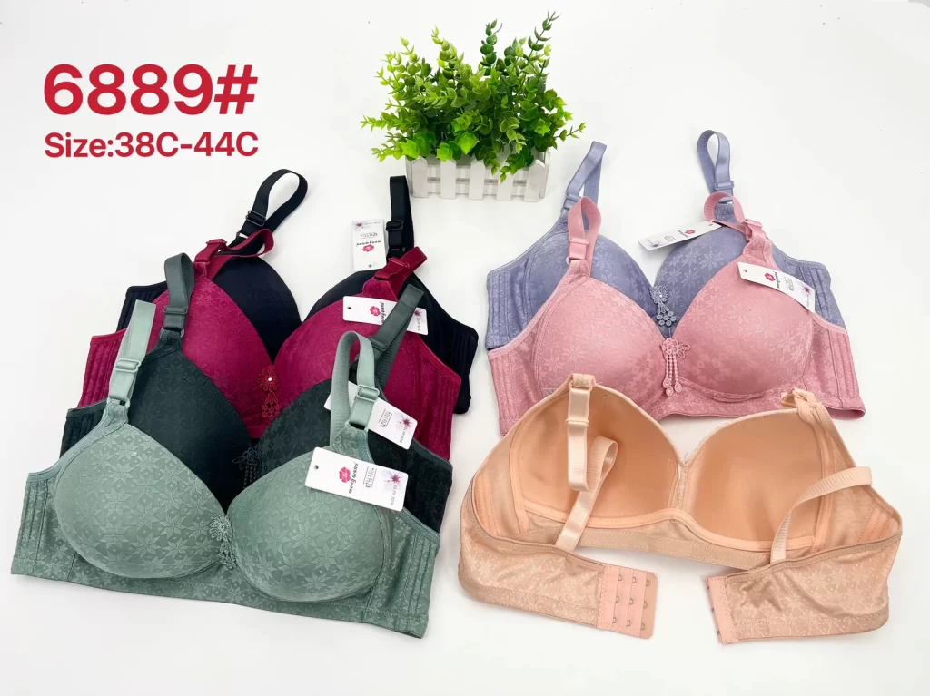 Wholesale Plus Size Jacquard Bra C Cup (6889) - China lingerie manufacturer & supplier