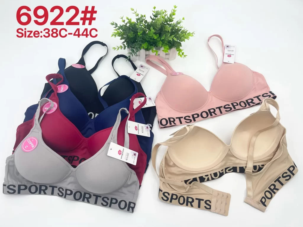Wholesale Plus Size Sports Bra C Cup (6922) - China lingerie manufacturer & supplier