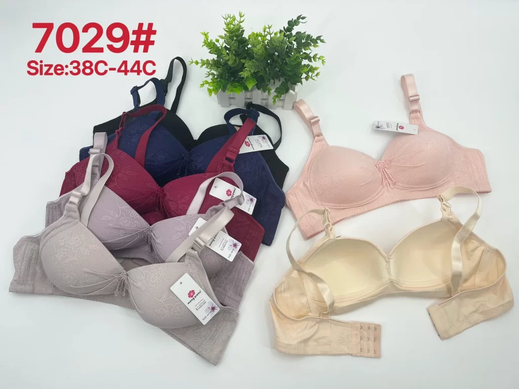 Wholesale Plus Size Lace Trim Bra C Cup (7029) - China lingerie manufacturer & supplier