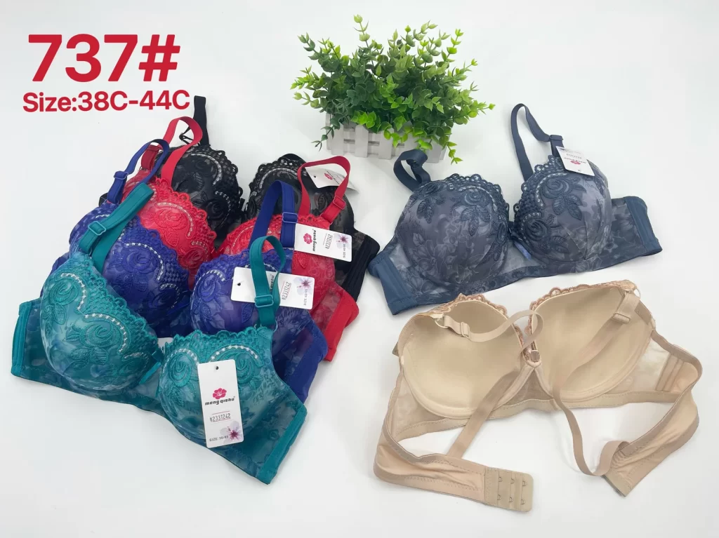 Wholesale Plus Size bra C cup model 737 from factory 233 - China lingerie manufacturer & supplier