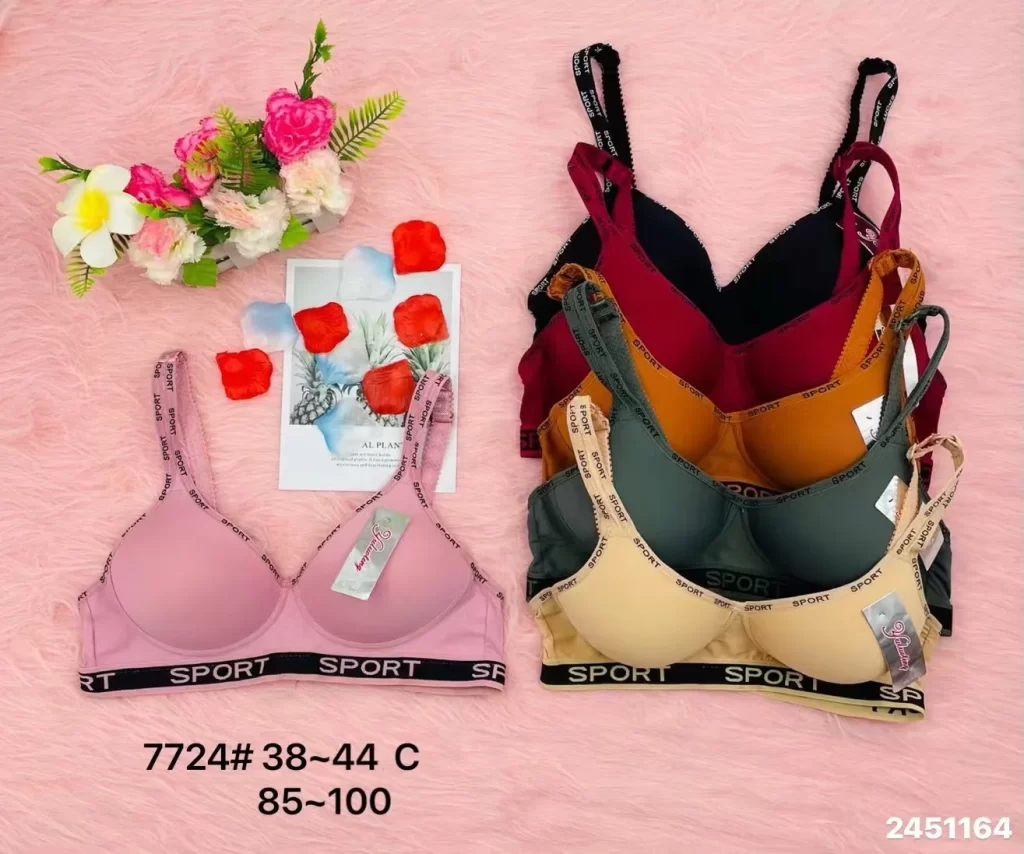Wholesale Plus Size Sports Bra C Cup (7724) - China lingerie manufacturer & supplier