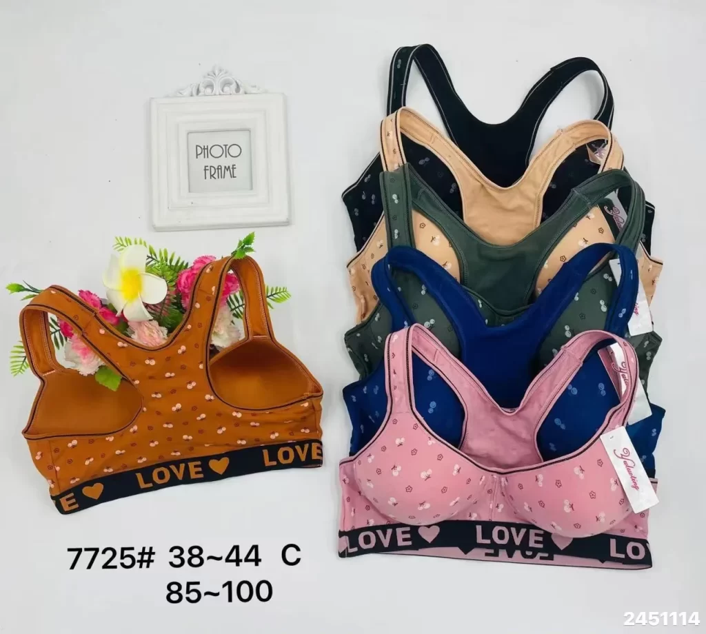 Wholesale Plus Size Sports Bra C Cup (7725) - China lingerie manufacturer & supplier