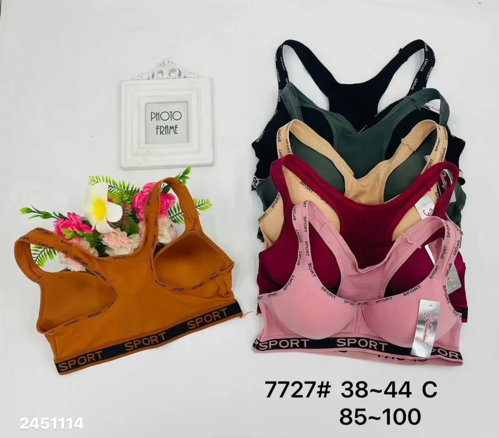Wholesale Plus Size Sports Bra C Cup (7727) - China lingerie manufacturer & supplier