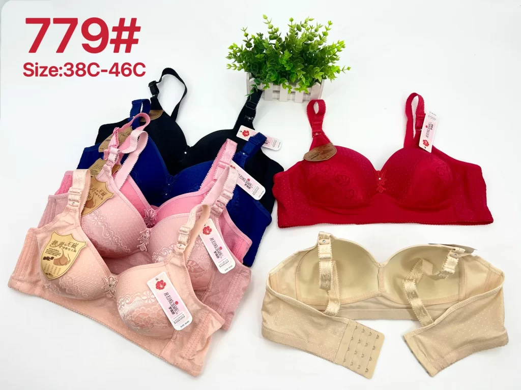 Wholesale Plus Size Lace Trim Bra C Cup (779) - China lingerie manufacturer & supplier