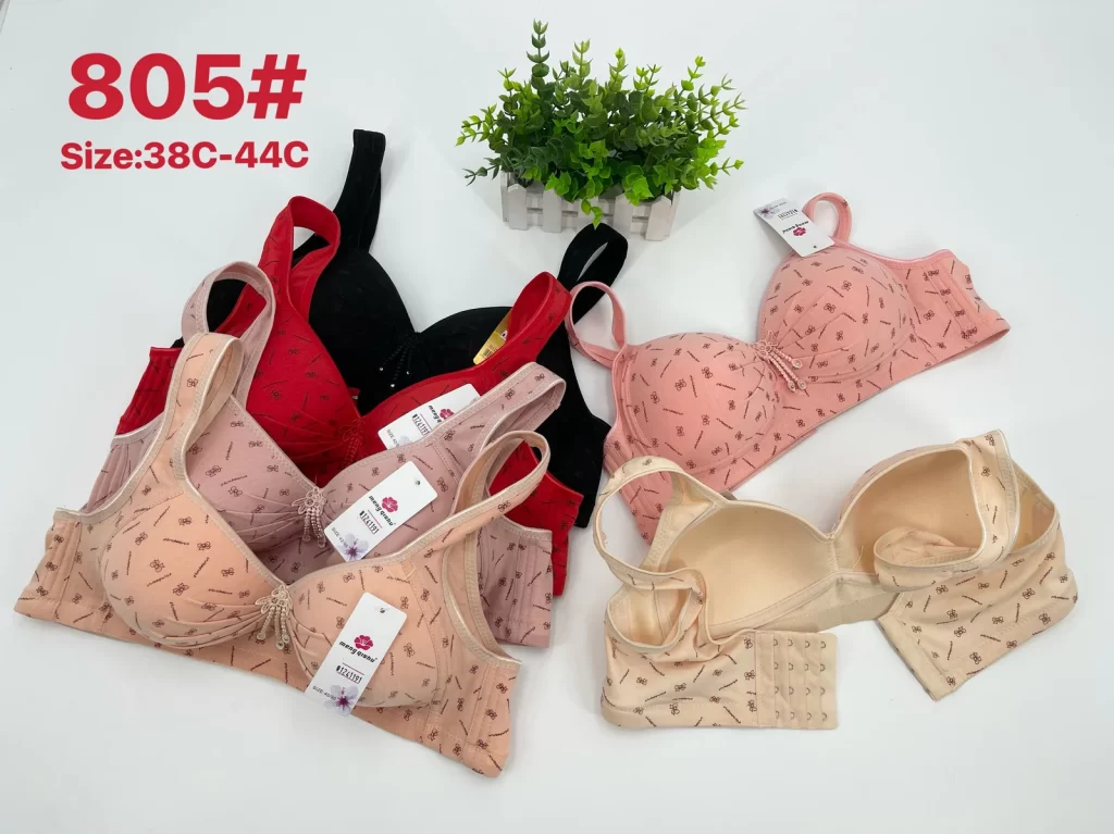 Wholesale Plus Size bra C cup model 805 from factory 124 - China lingerie manufacturer & supplier