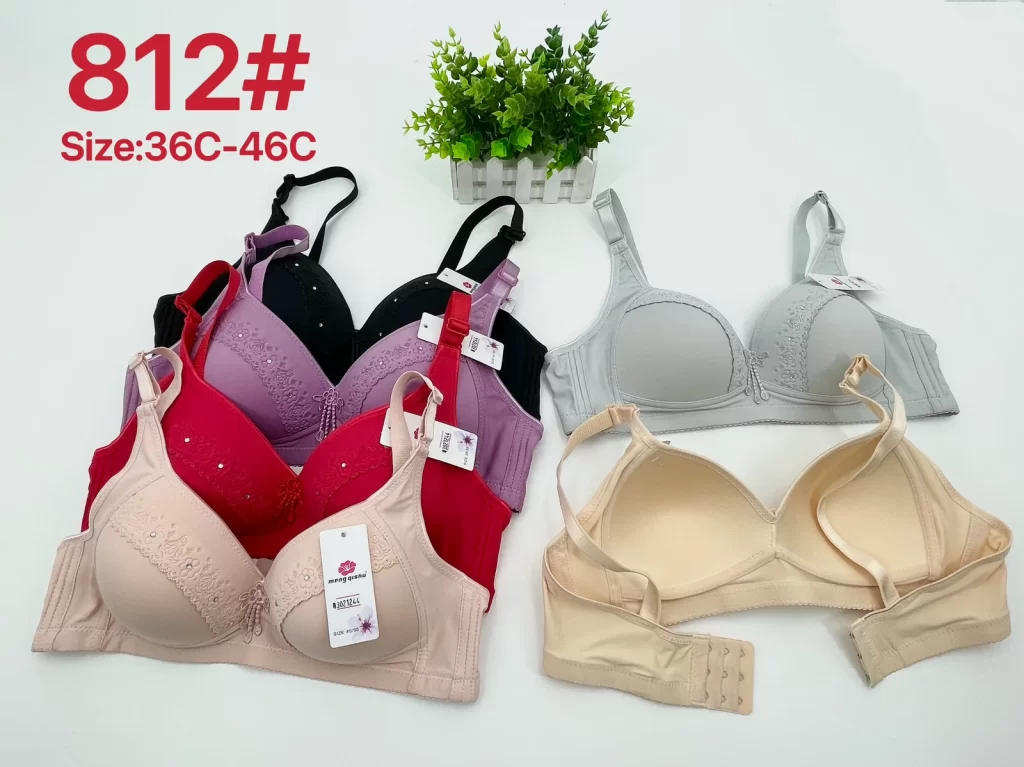 Wholesale Plus Size Lace Trim Bra C Cup (812) - China lingerie manufacturer & supplier