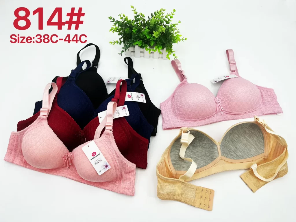 Wholesale Plus Size Lace Trim Bra C Cup (814) - China lingerie manufacturer & supplier