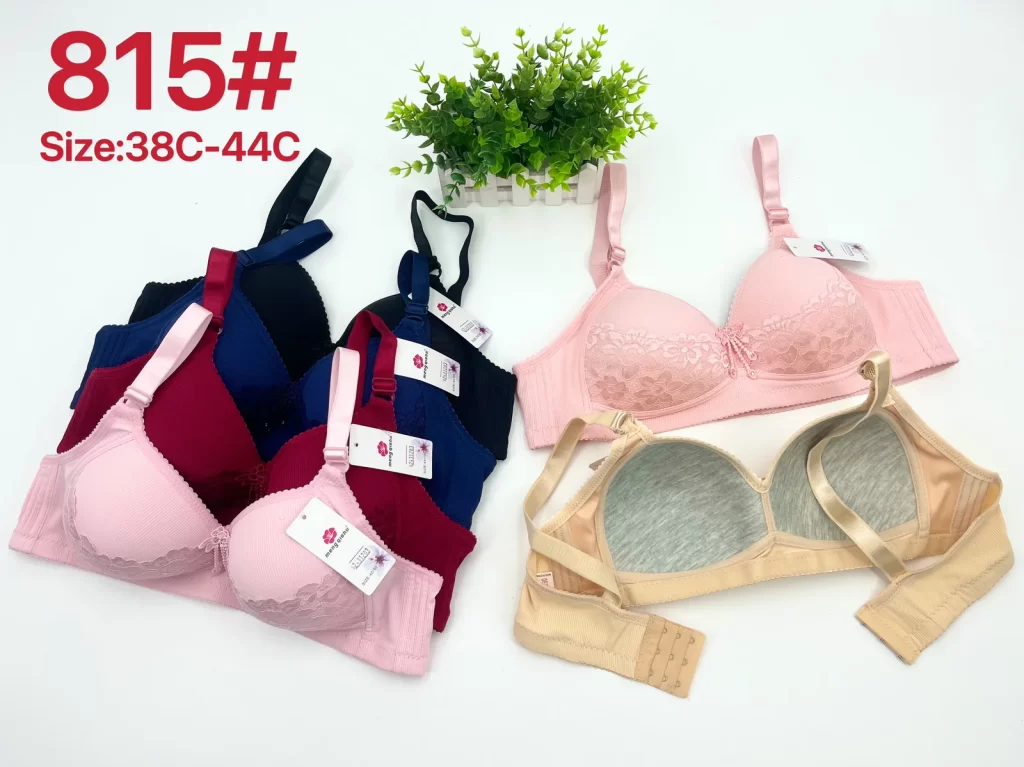 Wholesale Plus Size Lace Trim Bra C Cup (815) - China lingerie manufacturer & supplier