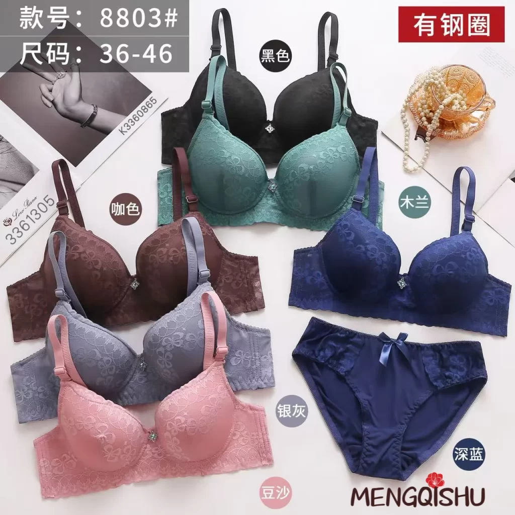 Wholesale Plus Size Bra Set C Cup (8803) - China lingerie manufacturer & supplier