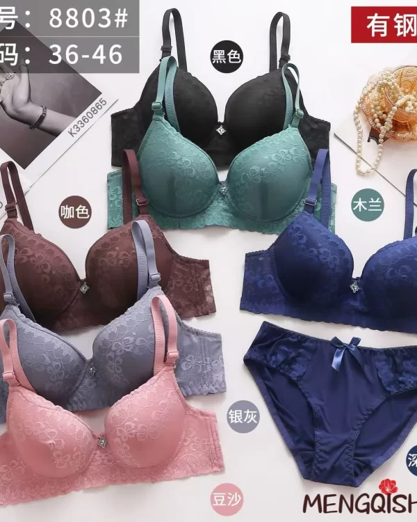 Wholesale Plus Size Bra Set C Cup (8803) - China lingerie manufacturer & supplier