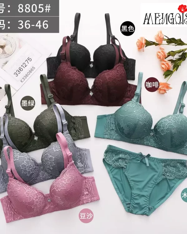 Wholesale Plus Size Bra Set C Cup (8805) - China lingerie manufacturer & supplier