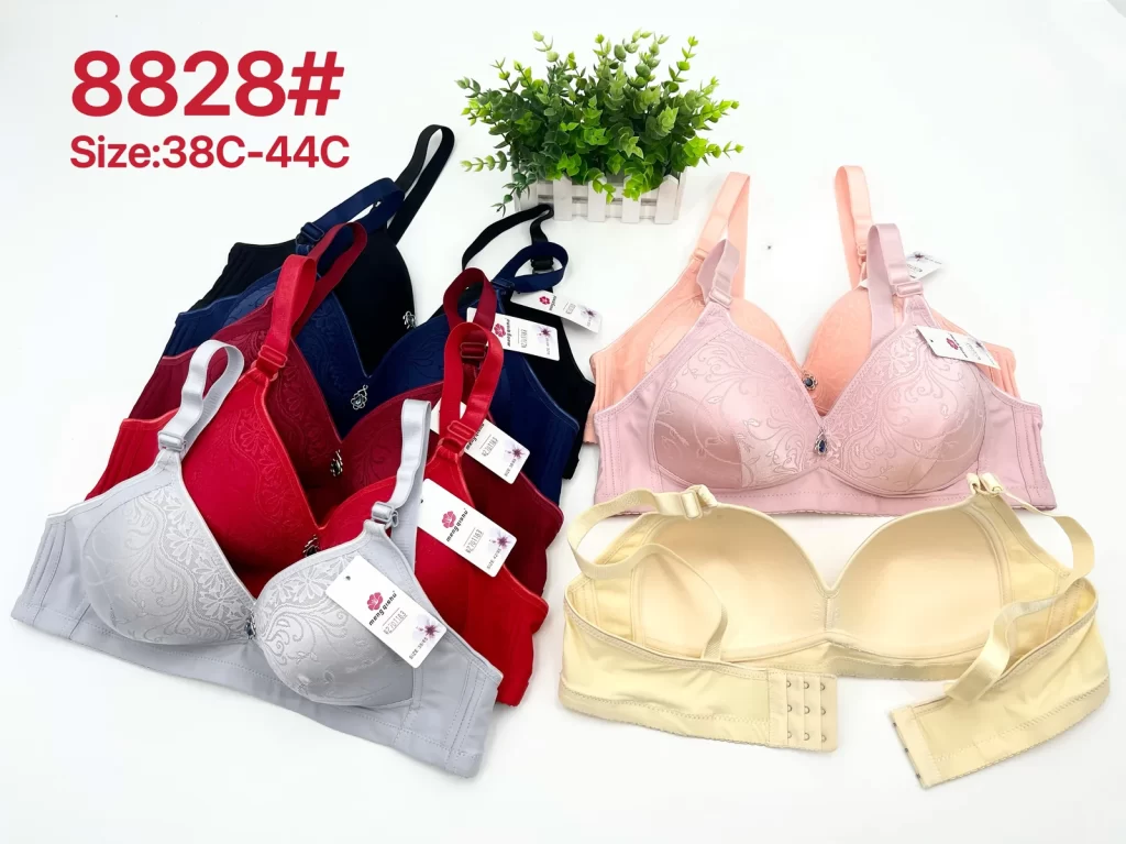 Wholesale Plus Size Lace Trim Bra C Cup (8828) - China lingerie manufacturer & supplier