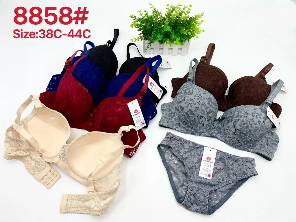 Wholesale Plus Size Bra Set C Cup (8858) - China lingerie manufacturer & supplier