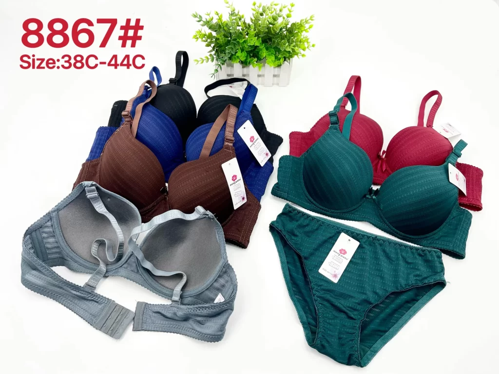 Wholesale Plus Size Bra Set C Cup (8867) - China lingerie manufacturer & supplier