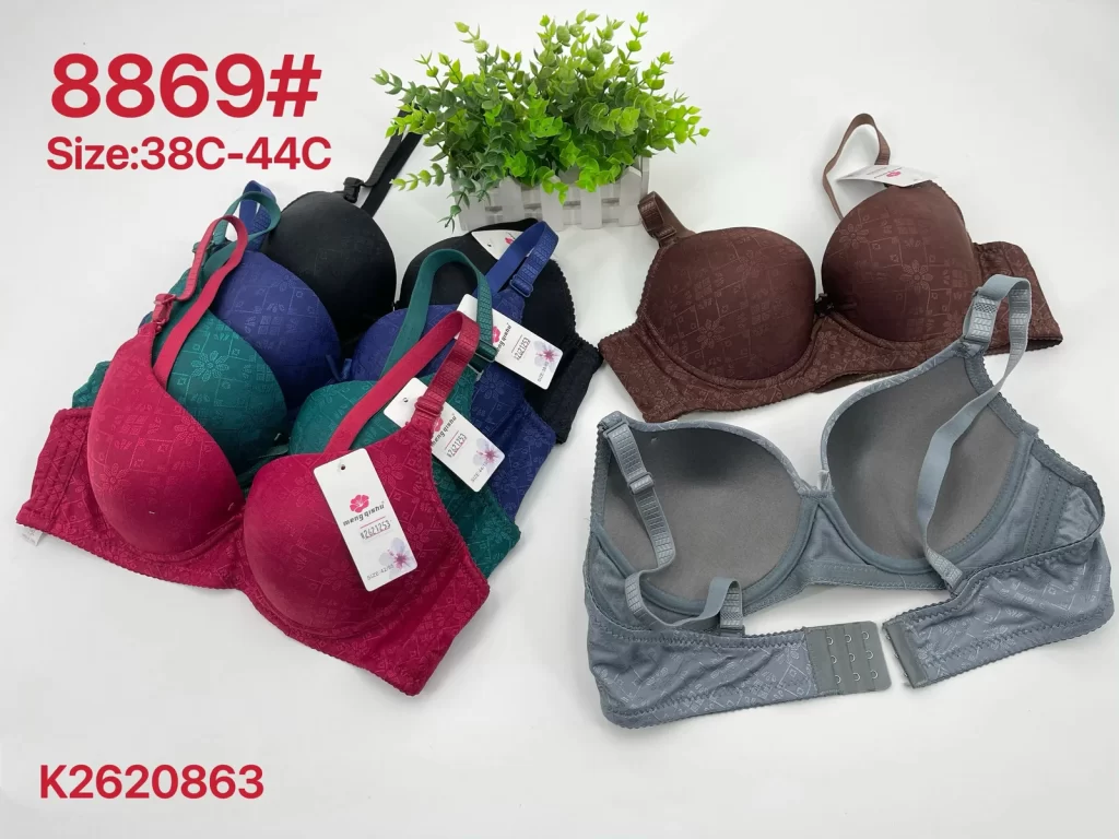 Wholesale Plus Size Jacquard Bra C Cup (8869) - China lingerie manufacturer & supplier