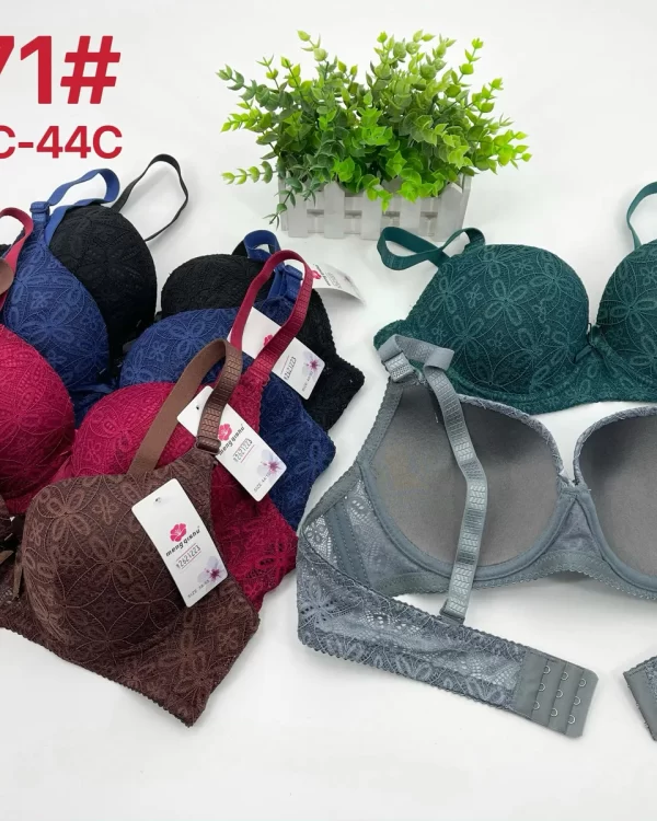 Wholesale Plus Size Lace Trim Bra C Cup (8871) - China lingerie manufacturer & supplier