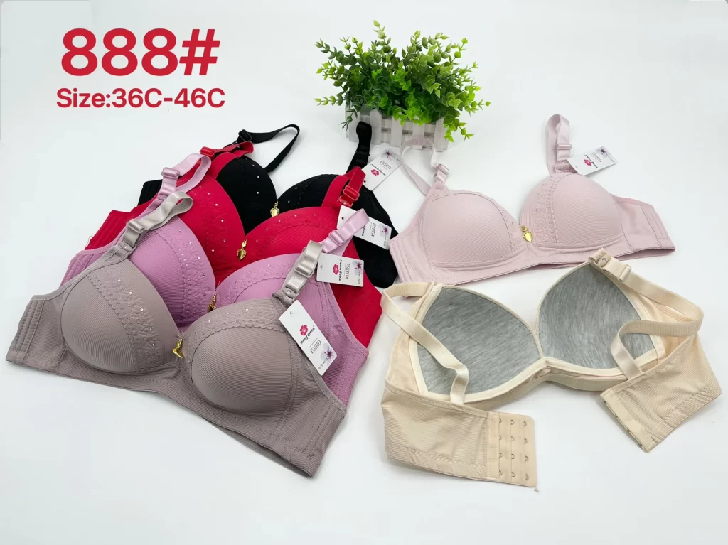 Wholesale Plus Size Lace Trim Bra C Cup (888) - China lingerie manufacturer & supplier